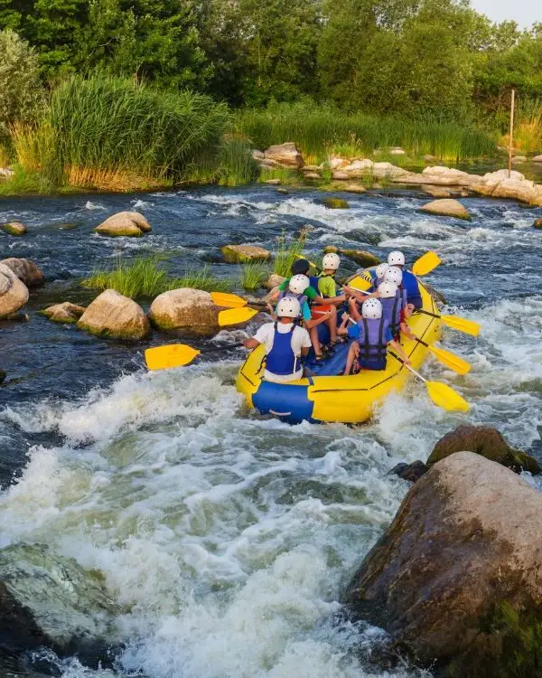 White-water rafting at Kitulgala sri lanka